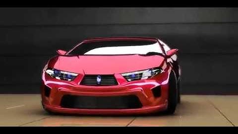 My concept car rendered in Maya