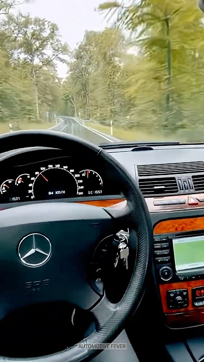 Mercedes Benz S55 AMG v8 w220 is crazy #shorts #mercedes #dash #w220