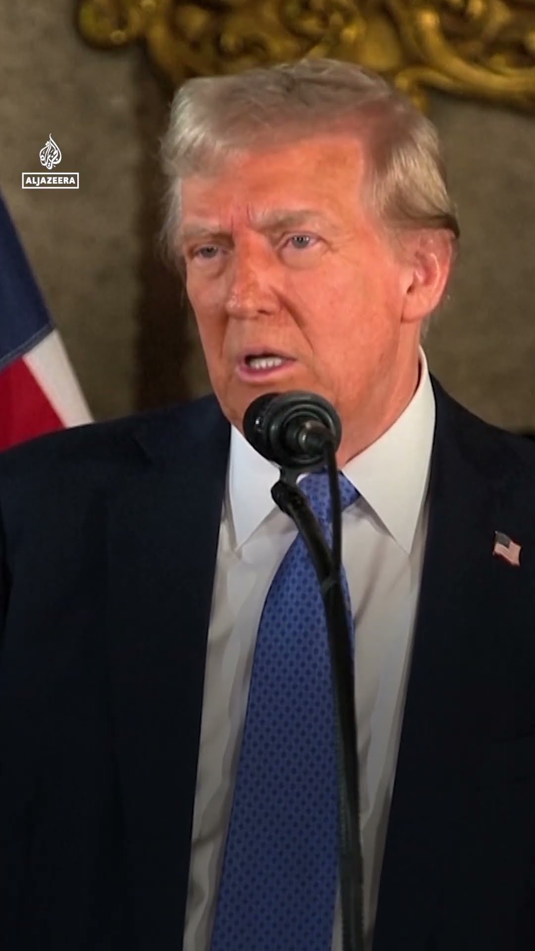 Trump says Turkiye carried out “unfriendly takeover” in Syria | AJ #shorts
