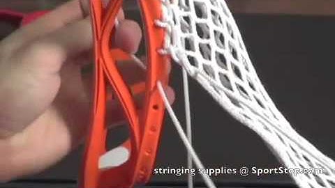 Stringing Step 2 - Sidewall with Tizzle at STX
