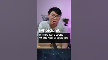 Mục đích của đi thực tập 0 lương