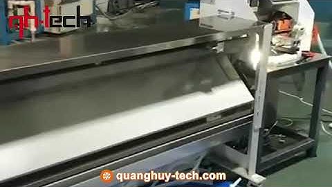 Giới thiệu Máy cắt ống điều hòa không khí tự động | Quang Huy Tech