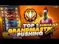 New season csr  push to top 1 grandmaster  freefire subhajitlive ajjubhai freefireindia