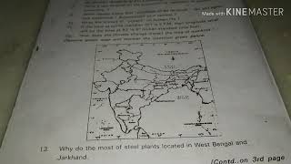 9th class Social Studies paper 1 final exam question paper || SA2 2019 ||