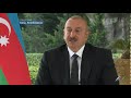 Ильхам Алиев: В урегулировании конфликта в Карабахе должны принимать участие Россия и Турция