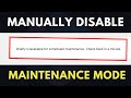 WordPress How to Manually DISABLE 'Maintenance Mode' WordPress Stuck in Maintenance Mode