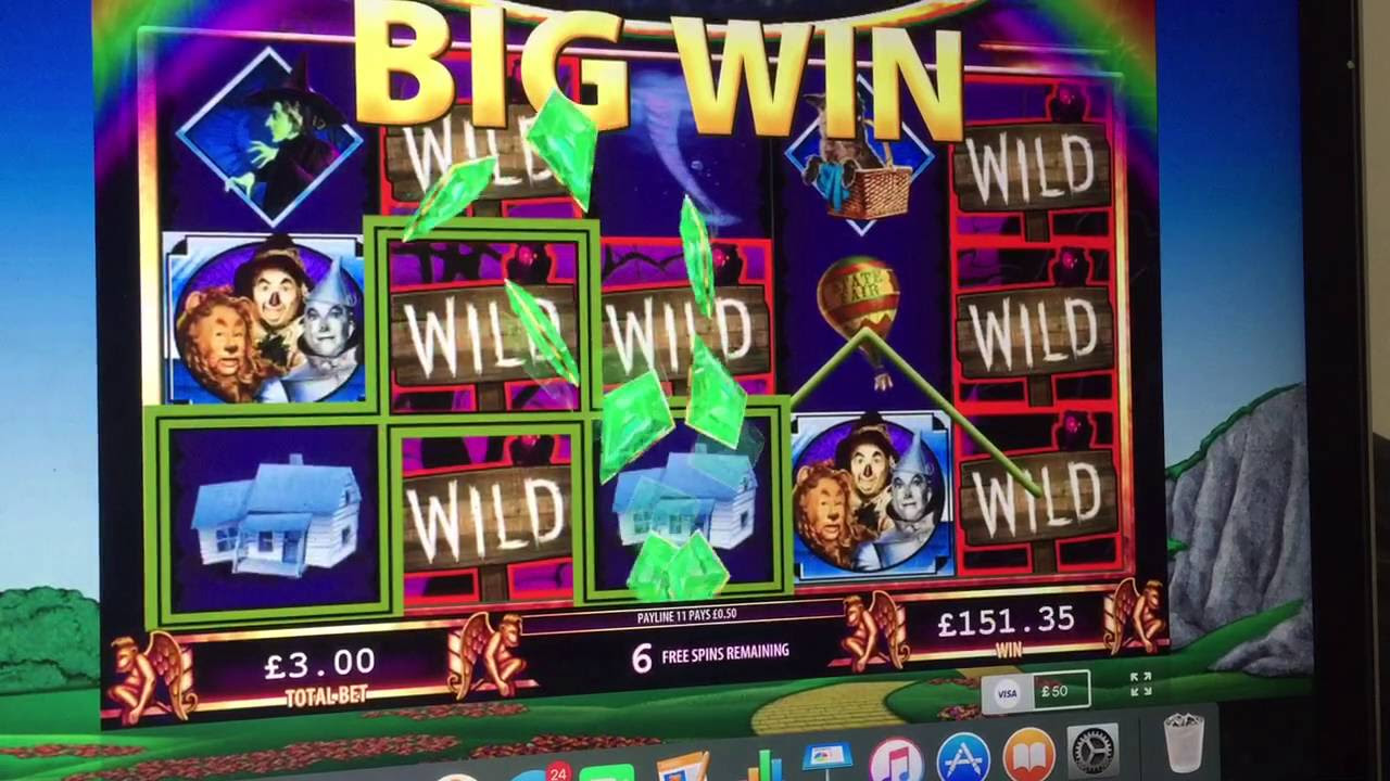 Wizard of Oz feature £3 BET Casumo slots