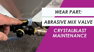 Change the Abrasive Mix Valve | CrystalBlast Maintenance | IKONICS Imaging