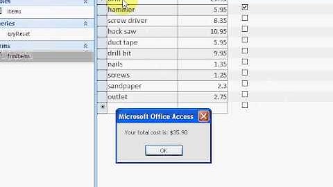 MS Access Form Calculation On Checked Items
