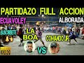 Ecuavoley partidazo la boa vs comando jr  full accion  en la alborada 