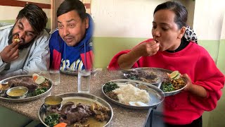 Himesh Megha At Restaurant With Punaya Gautam Himesh Megha Offical Video