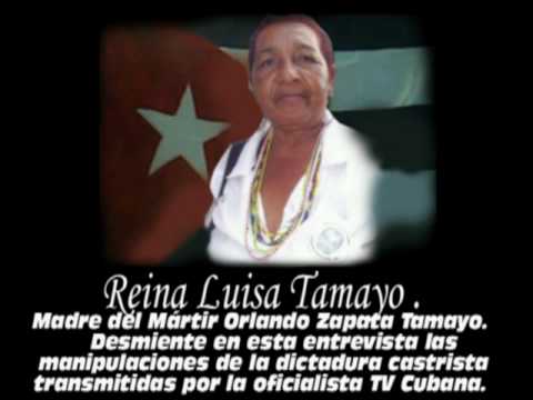 Reina Luisa Tamayo desmiente las manipulaciones de la dictadura castrista en la TV Cubana. No.2