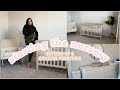 VLOG: Starting on the Nursery! buybuyBABY Haul + building the crib + high chair + more