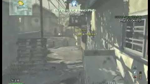 Multi-kill with barrett 50 cal. 5 man - MW3 Game Clip