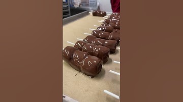 Watch us dunk marshmallows in dark chocolate