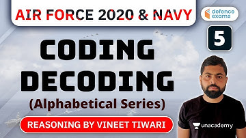 2:15 PM - Air Force Y Group & Navy | Reasoning by Vineet Tiwari | Coding-Decoding