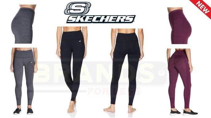 Skechers GOFLEX GoWalk High Waist 7/8 Ankle Side Slit Leggings on