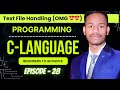 File Handling with Text Files in C Programming