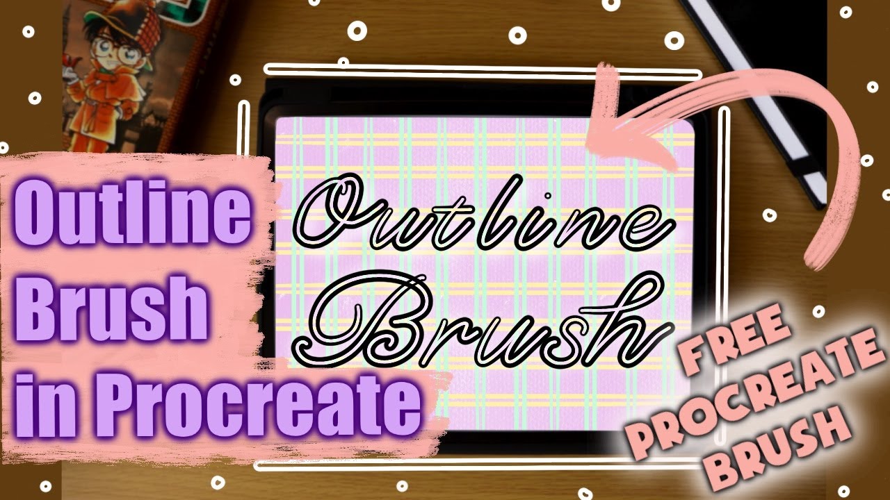 How to Create an OUTLINE BRUSH in PROCREATE YouTube
