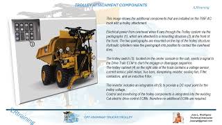 Electric Drive CAT OffHighway Trucks Trolley Attachment.