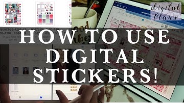 How to use digital stickers in GoodNotes