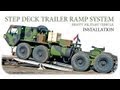 Step Deck Trailer Ramp System - Installation