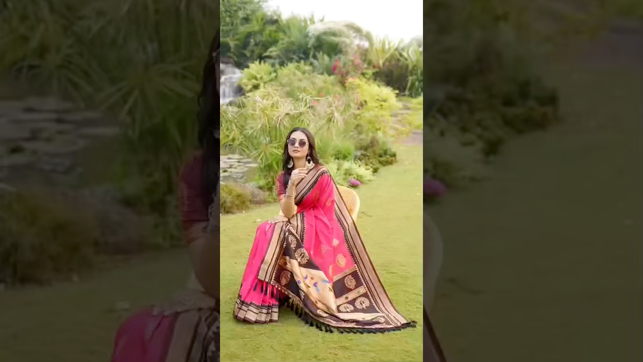 Soft Ilkal Paithani Silk Saree