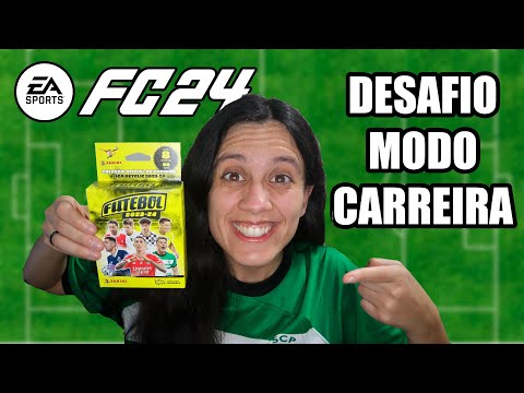 Cromos Futebol 2023-24 Desafio no Modo Carreira do EA FC 24! 😱⚽