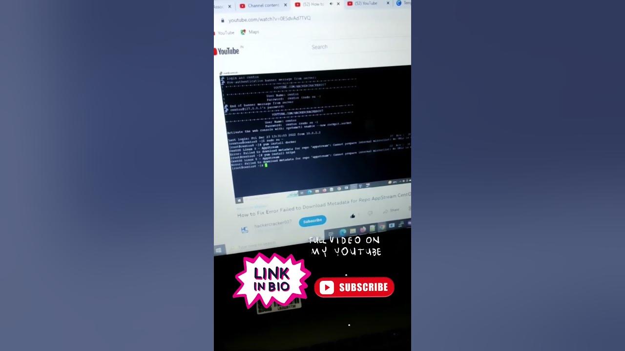 Failed to download metadata for repo 'appstream' CentOS 8 - YouTube Failed To Download Metadata For Repo 'Appstream' Centos 8 - Youtube