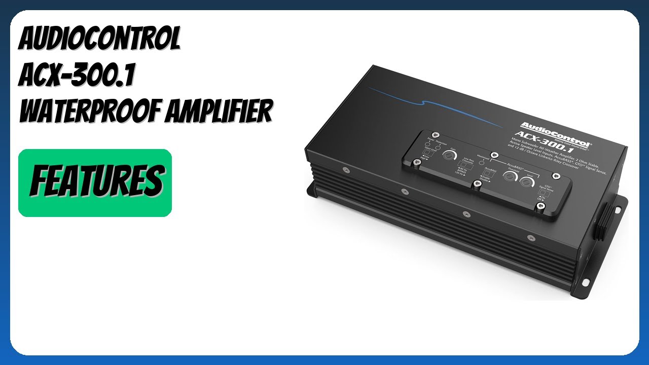 REVIEW (2026): AudioControl ACX-300.1 Waterproof Amplifier 