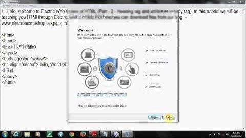 Learn HTML - Heading tags, text formating tags and attributes and attributes in body tag.