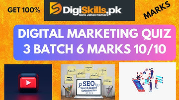 digital marketing quiz 4 batch 6 | digiskills digital marketing quiz no. 4 batch 06 solution Abbas