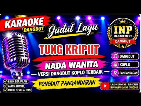 TUNG KRIPIIT 🎤 KARAOKE NADA WANITA | IZZA NADA KARAOKE