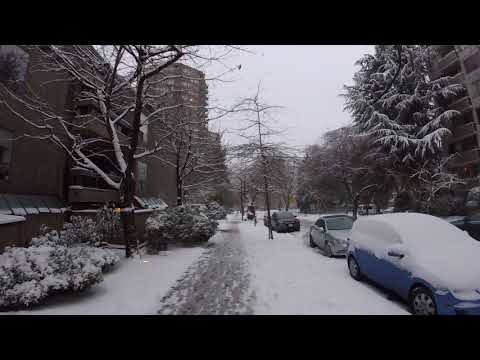 Vancouver - West End Snow 23/02/2018