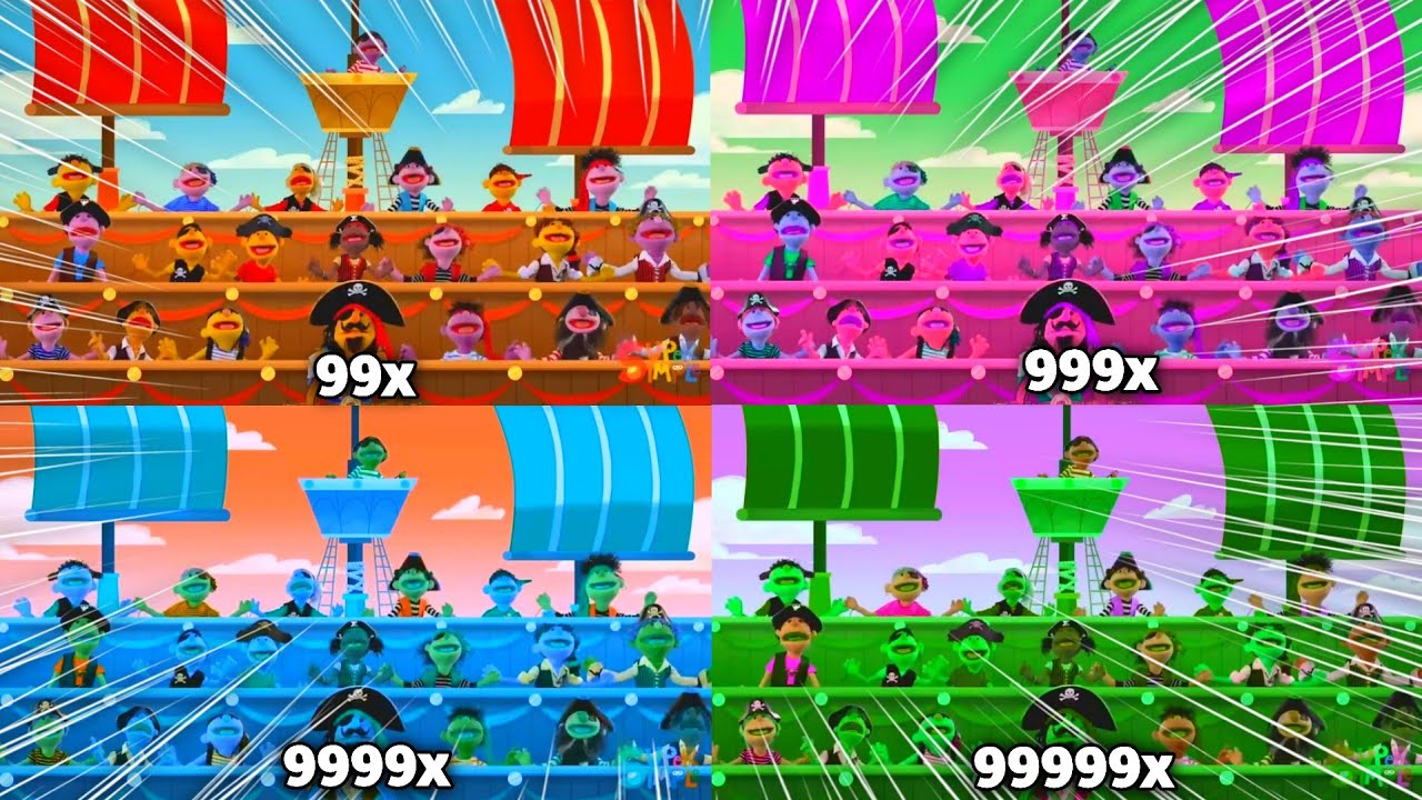 Super Simple Songs Over The Deep Blue Sea Intro Logo at 999999x Speed Klasky Csupo Effects!