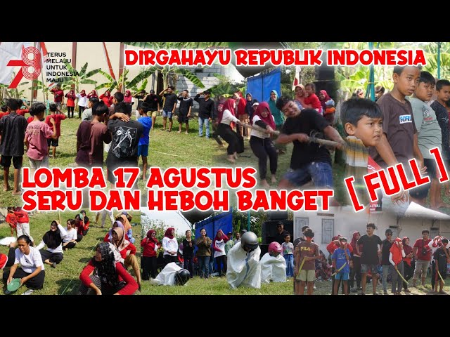 HEBOH BANGET Lomba 17 Agustusan Memperingati HUT RI KE 78 Warga dukuh Gosarang Tlogoayu 2023 class=