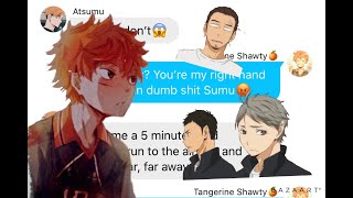 Haikyuu Texts || Hinachi part 2