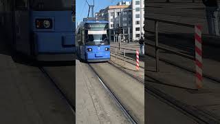 Lovely Blue Tram on adventure #shorts #trending #train #travel Resimi
