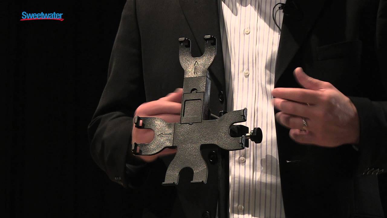 Gator Frameworks Adjustable iPad Clamp/Tray for Mic Stands Overview - Sweetwater Sound