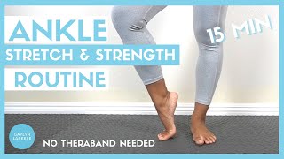 ANKLE STRETCH AND STRENGTH FOR DANCER FEET (No Theraband Needed!) Improve Arch Strength and Pointe