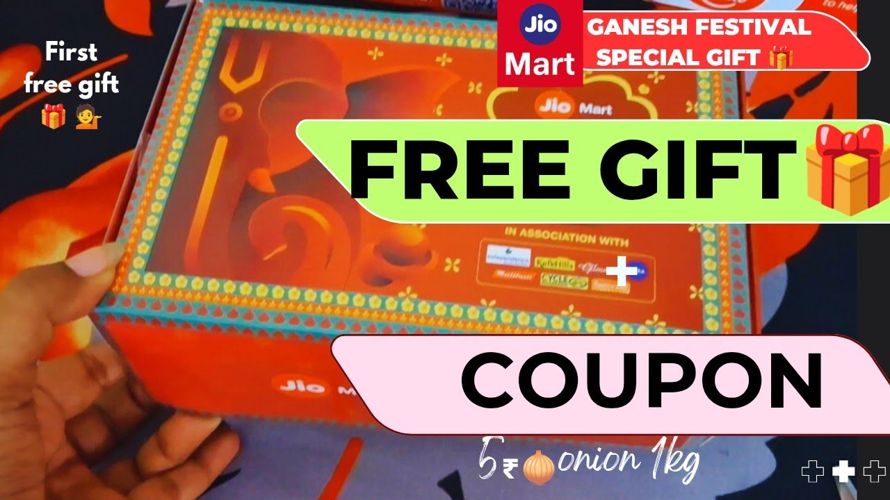How to get free gift 🎁+coupon on jiomart|1st jiomart free gift |minimum order|5₹ onion|99₹ store