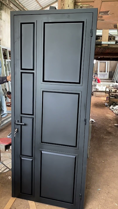 Pintu besi dobel plat