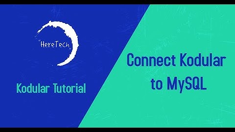 Connect Kodular to MySQL