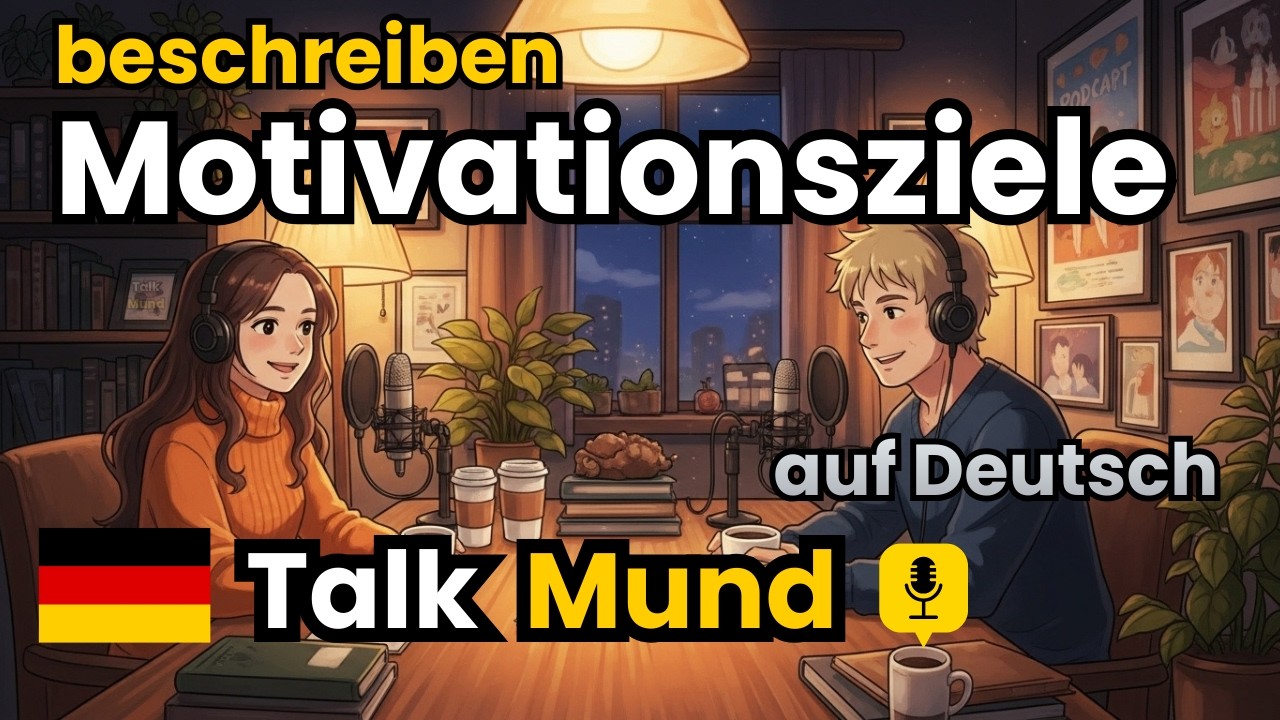 How to Describe Motivational Goals in German | Easy German Conversation Practice