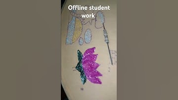 offline aari student work 👌👌👌#aariworkbasicclass #aariembroidery