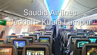 Saudia Airlines | Jeddah - Kuala Lumpur | Flight Review   4K