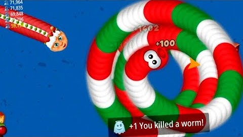 Worms Zone.io | Worms Battle Snake game | Worm dash .io Snake game.