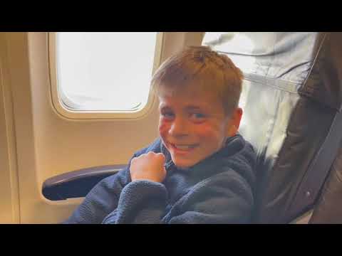 Touching moment boy, 9, gets shoutout from pilot on way to mountain-climbing charity mission