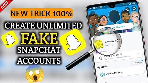 How to Create Unlimited Fake Snapchat Accounts | Create Snapchat Account Without Phone And Email ✅