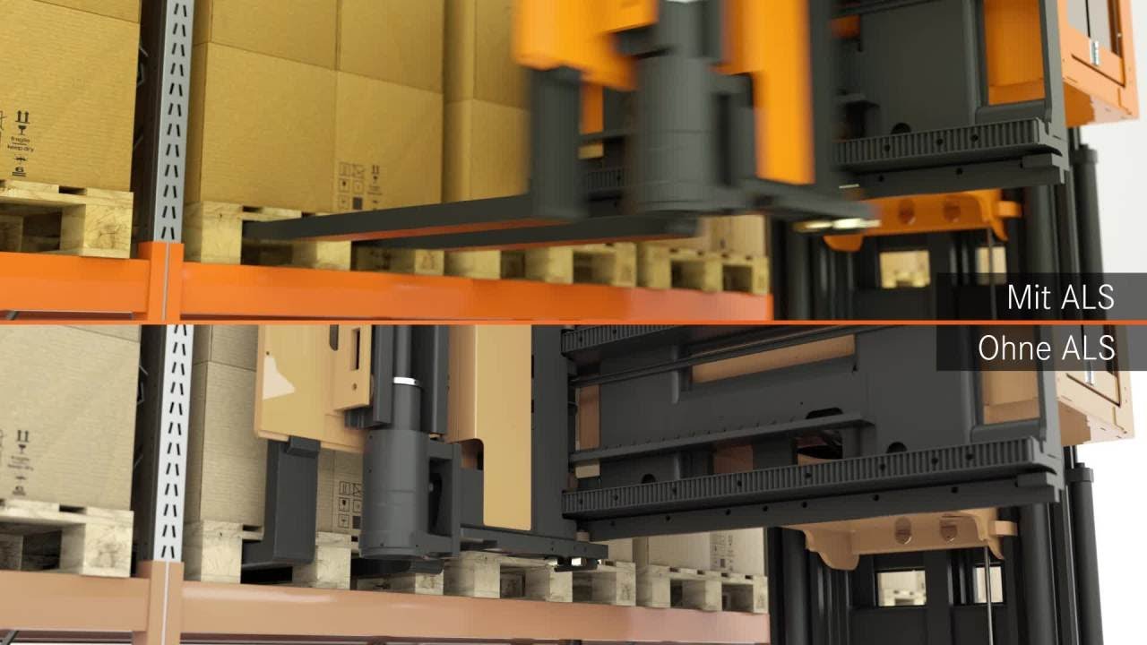 Schmalgangstapler (Man-Up) MX-X – Aktive Laststabilisierung